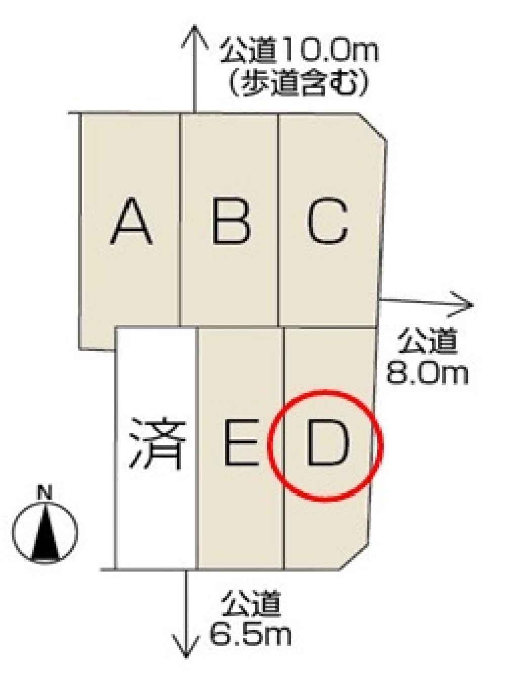 名古屋市中川区　春田駅南Part8　全6棟　D号棟 画像1