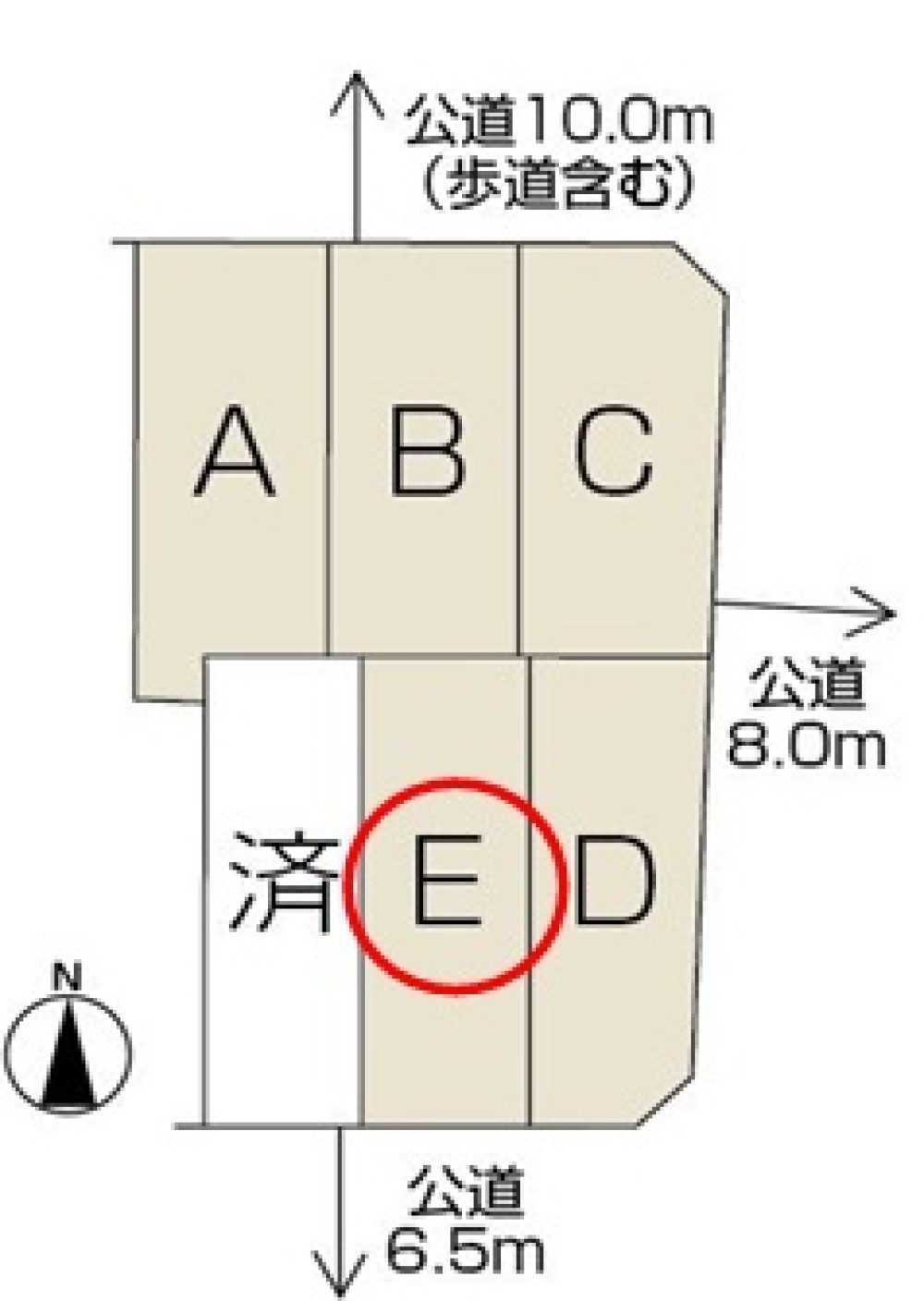 名古屋市中川区　春田駅南Part8　全6棟　E号棟 画像1