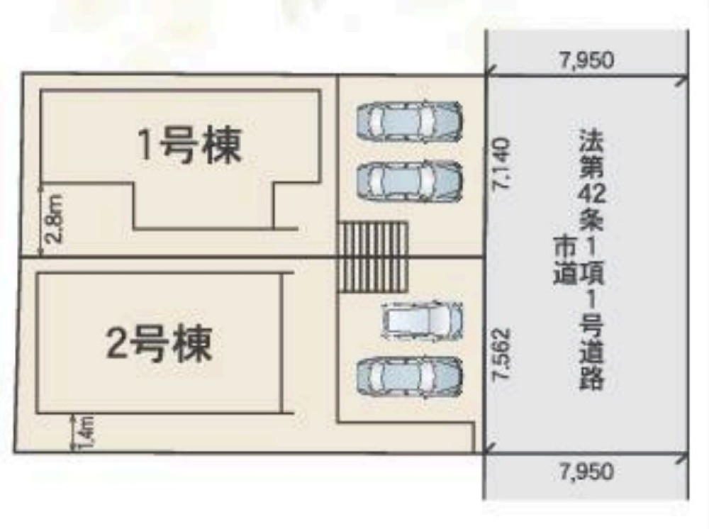 小牧市久保一色　全2棟　1号棟 画像1