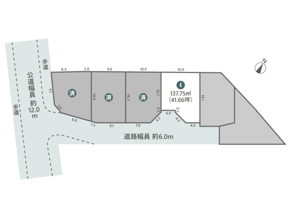 知立市新林町　全6区画　4号地 画像1