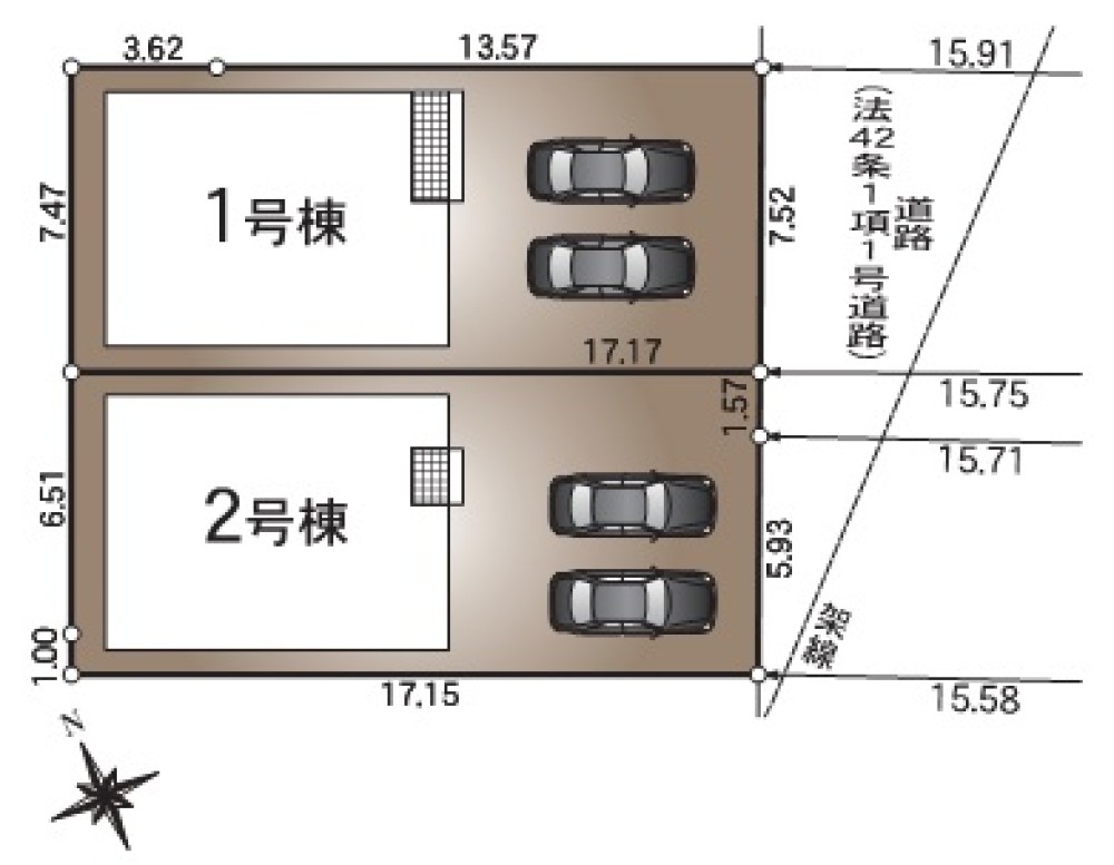 全2棟の分譲住宅！