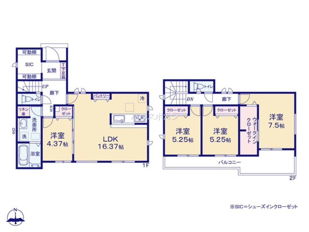 豊田市五ケ丘三丁目　全1棟　1号棟 画像3