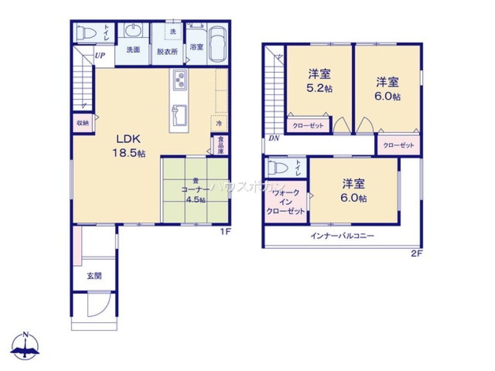 春日井市中切町　全2棟　A号棟 画像1