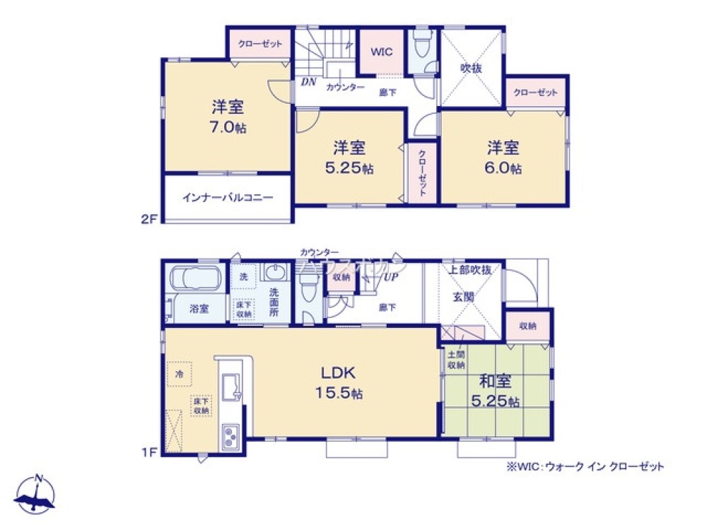 全居室収納豊富・ゆとりのある間取り◎