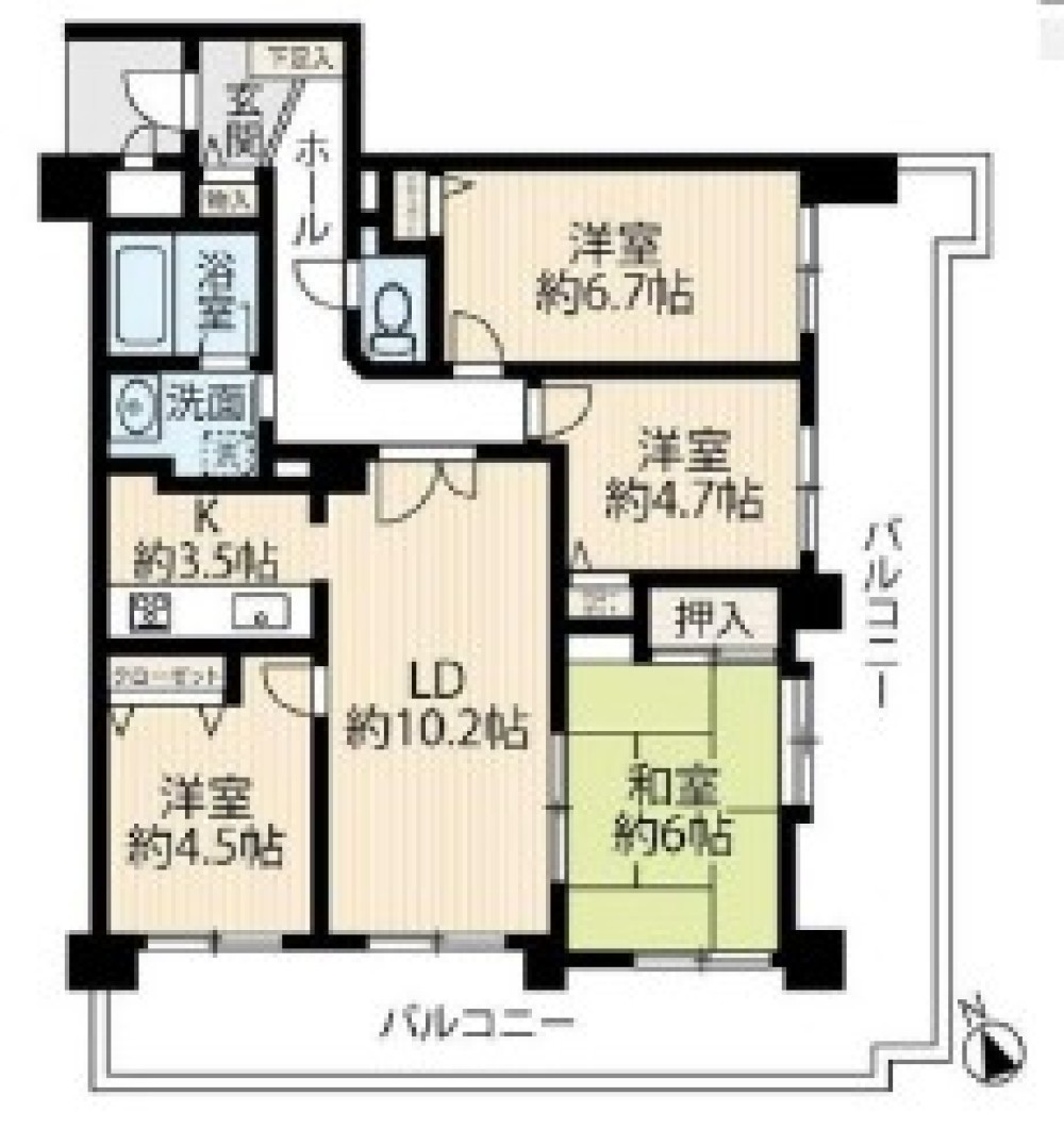 ライオンズマンション豊田美里 画像1