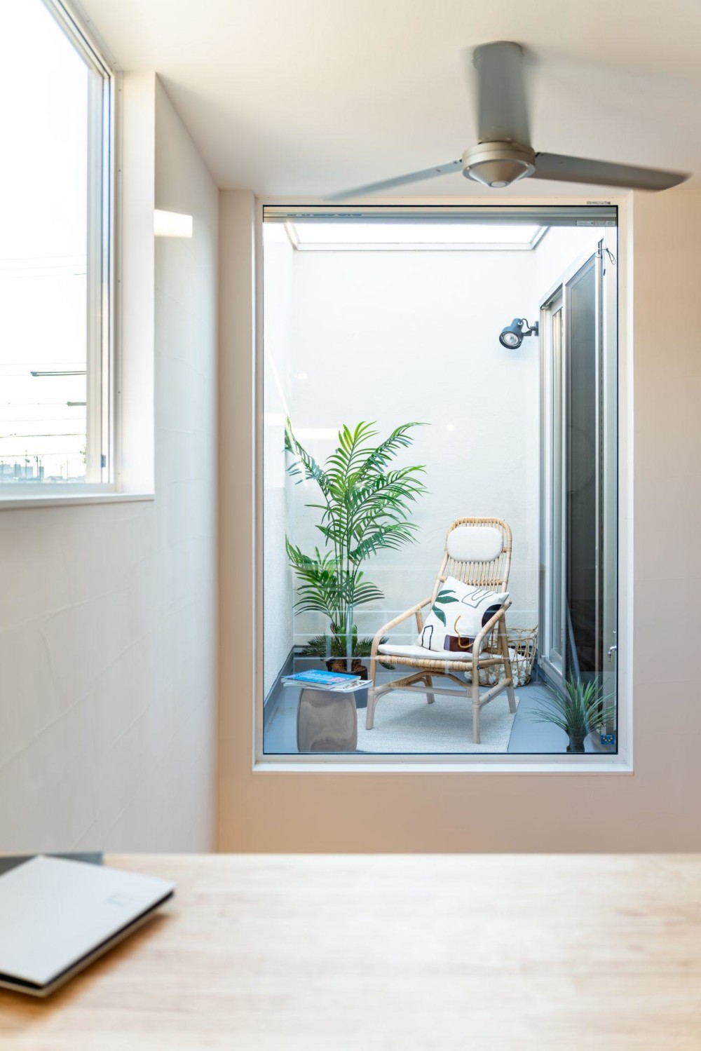 開放感のある上質な室内。