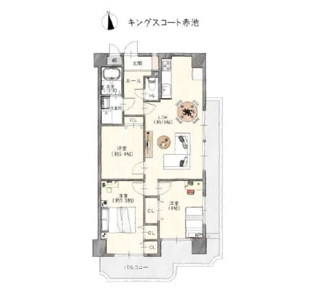 キングスコート赤池 画像1