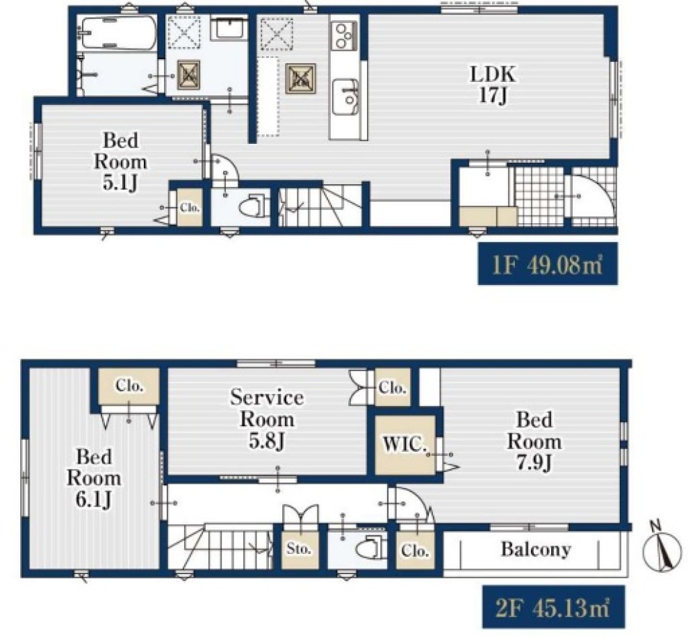 名古屋市緑区漆山01404③　全3棟　1号棟 画像2