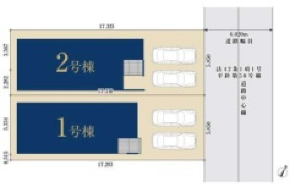 名古屋市天白区平針南1607②　全2棟　1号棟 画像1