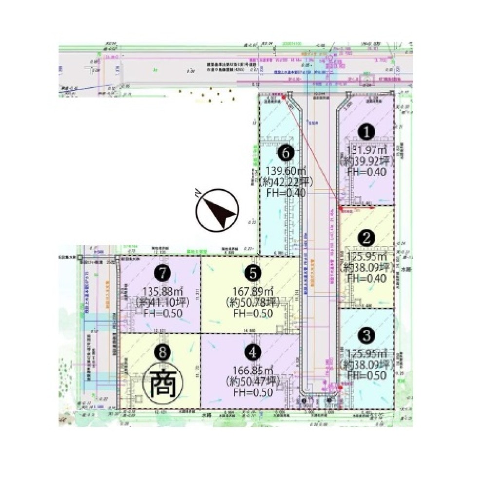 岡崎市中島町　Ⅰ　全8区画　2号地 画像1