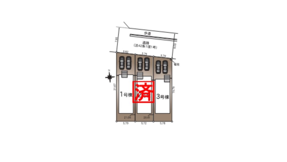 名古屋市名東区神月町　第2　全3棟　1号棟 画像1
