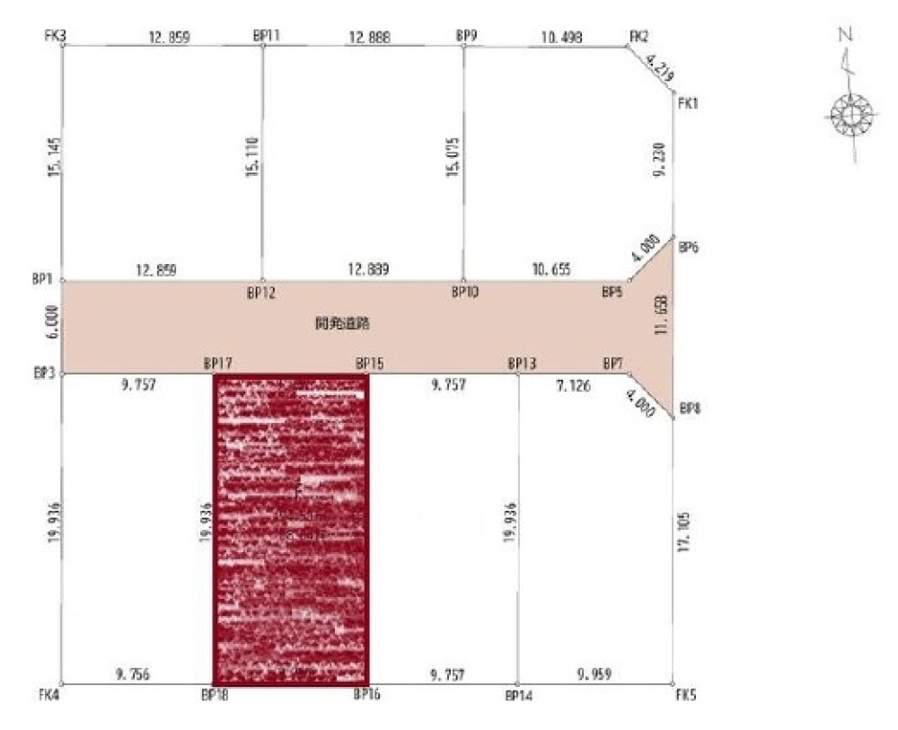 羽島郡岐南町薬師寺三丁目　全7区画　F区画 画像6