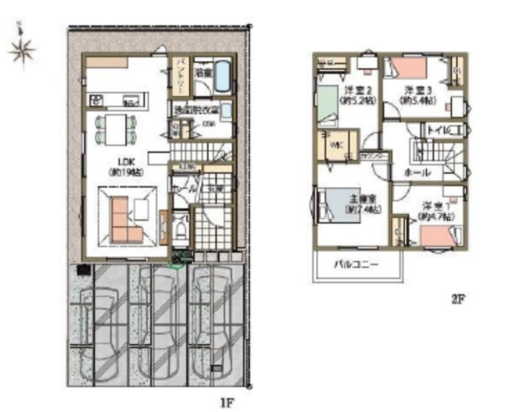 岡崎市稲熊町　全2棟　2号棟 画像1