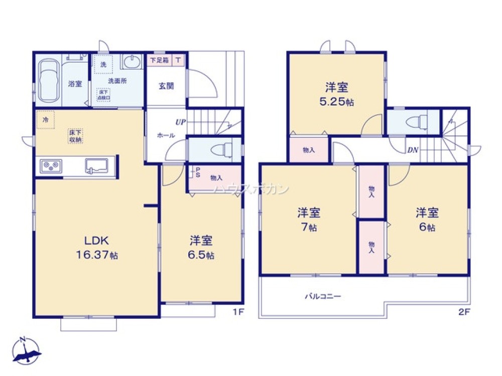 一宮市伝法寺　全1棟　A号棟 画像2