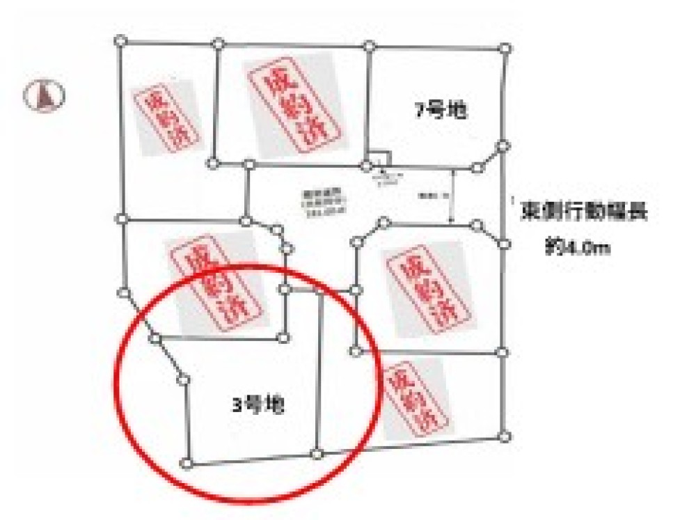 愛知郡東郷町大字春木　全7区画　3号地 画像1