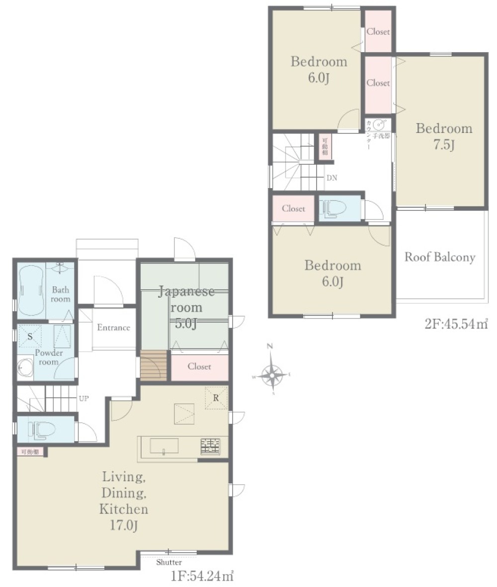 知多郡阿久比町植大　第1期　全3棟　1号棟 画像2