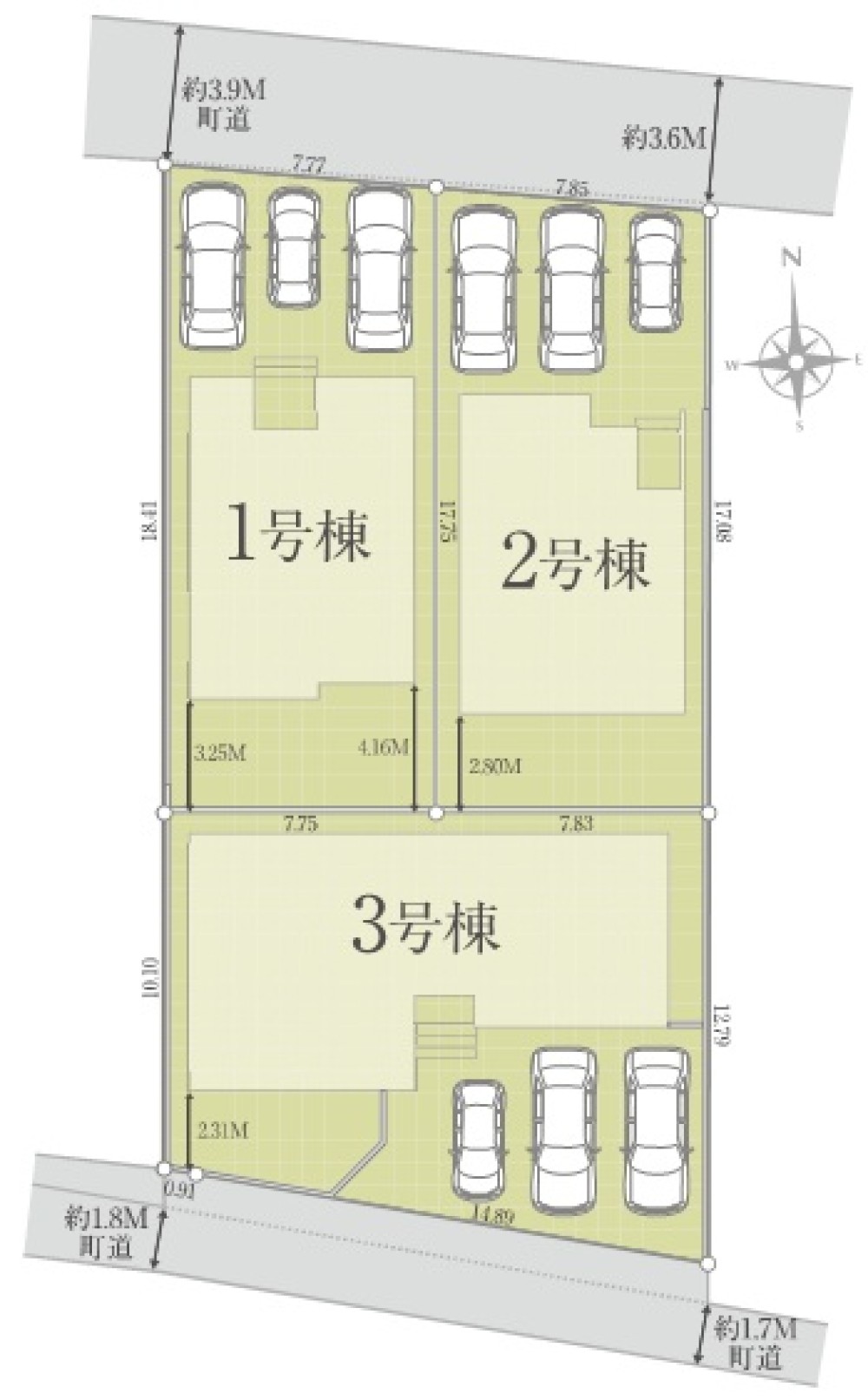 知多郡阿久比町植大　第1期　全3棟　1号棟 画像1