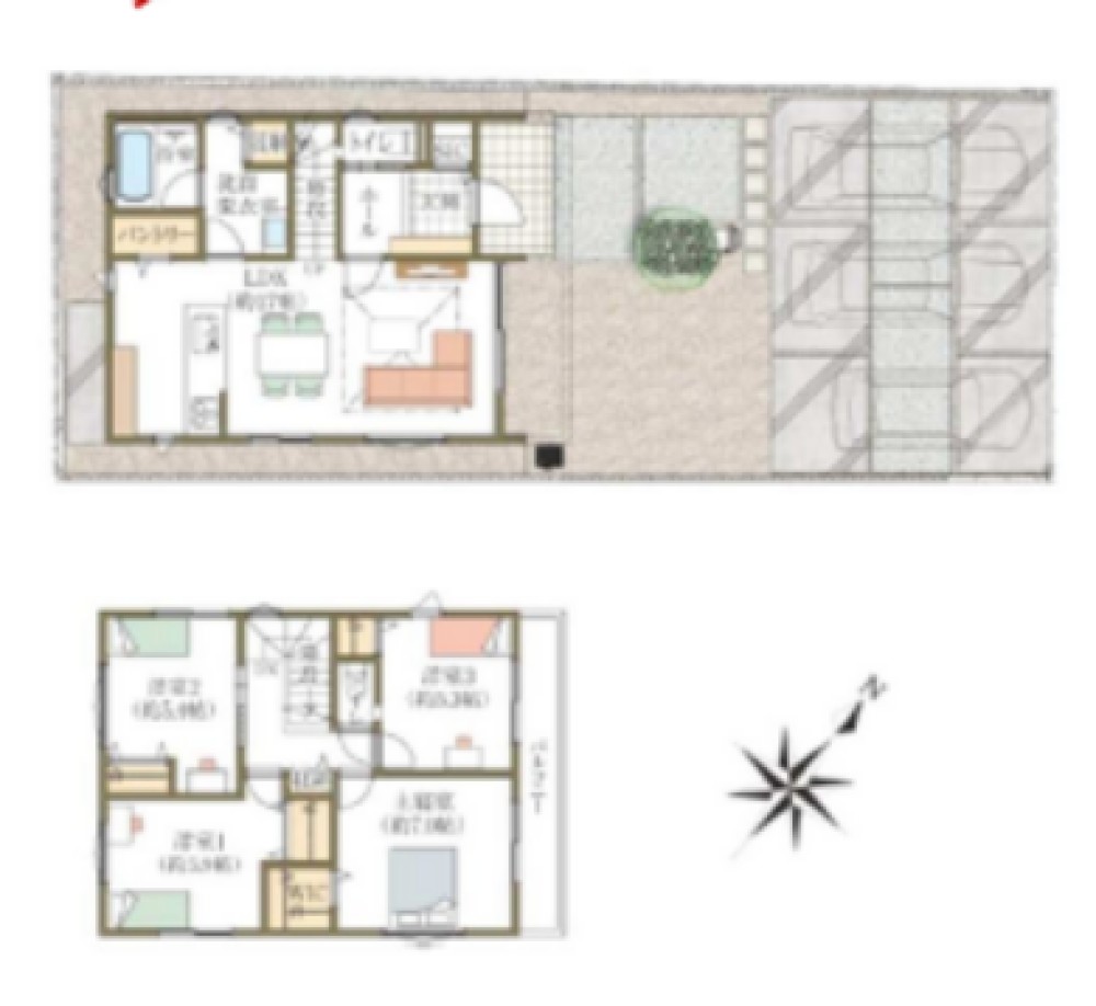 岡崎市中島町　全3棟　1号棟 画像1