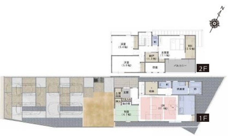 愛知郡東郷町兵庫一丁目　3期　全1棟　1号棟 画像1