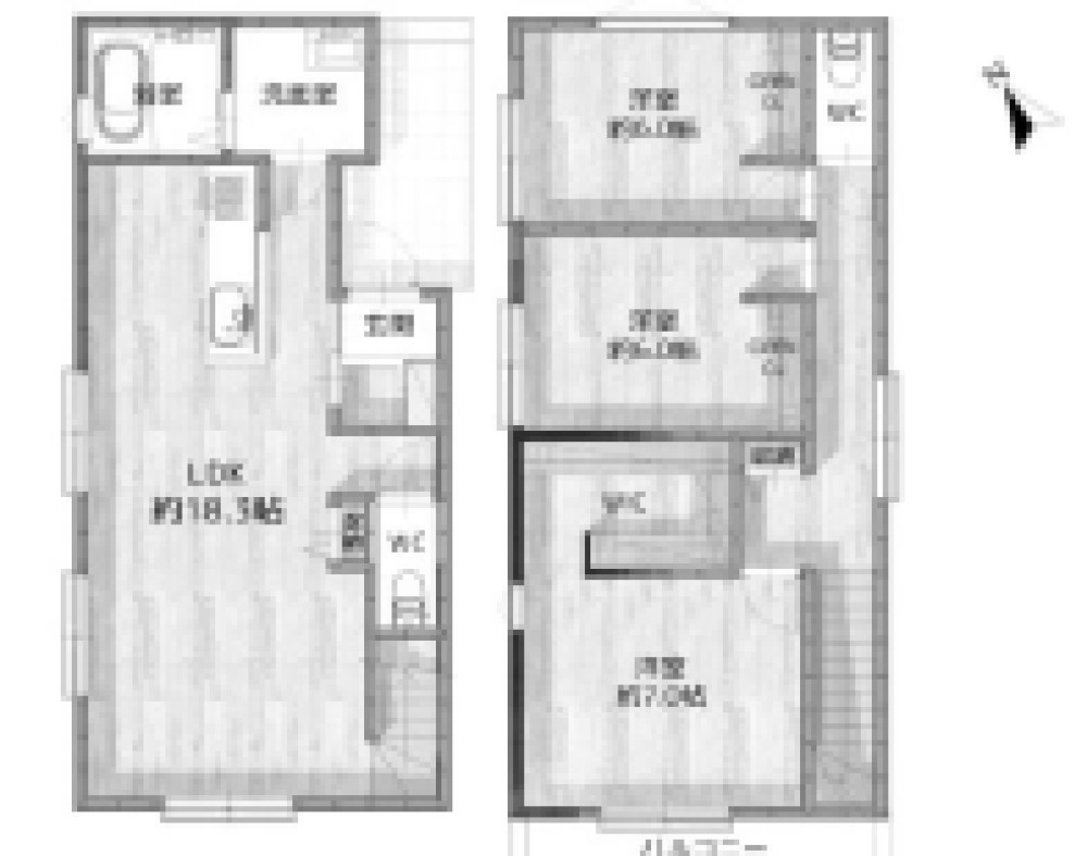 西尾市住吉町六丁目　全2棟　A棟 画像1