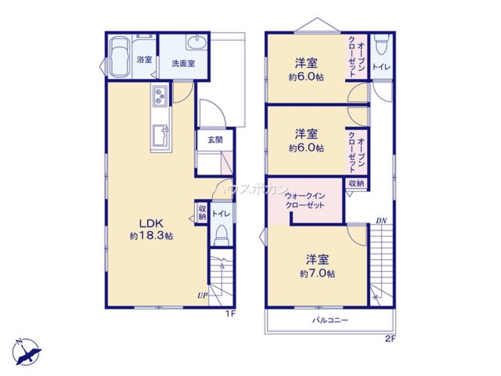 西尾市住吉町六丁目　全2棟　A棟 画像4