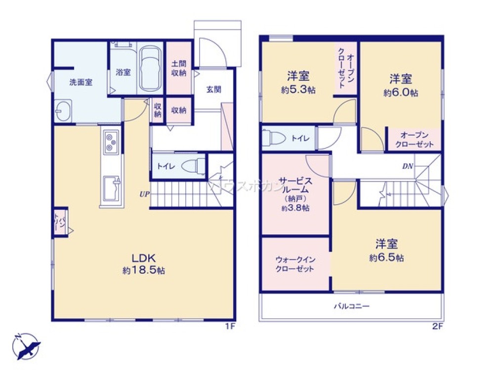 西尾市住吉町六丁目　全2棟　B棟 画像4