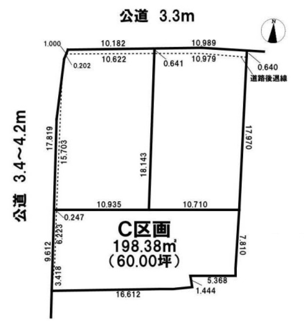 一宮市南小渕　全3区画　C区画 画像1