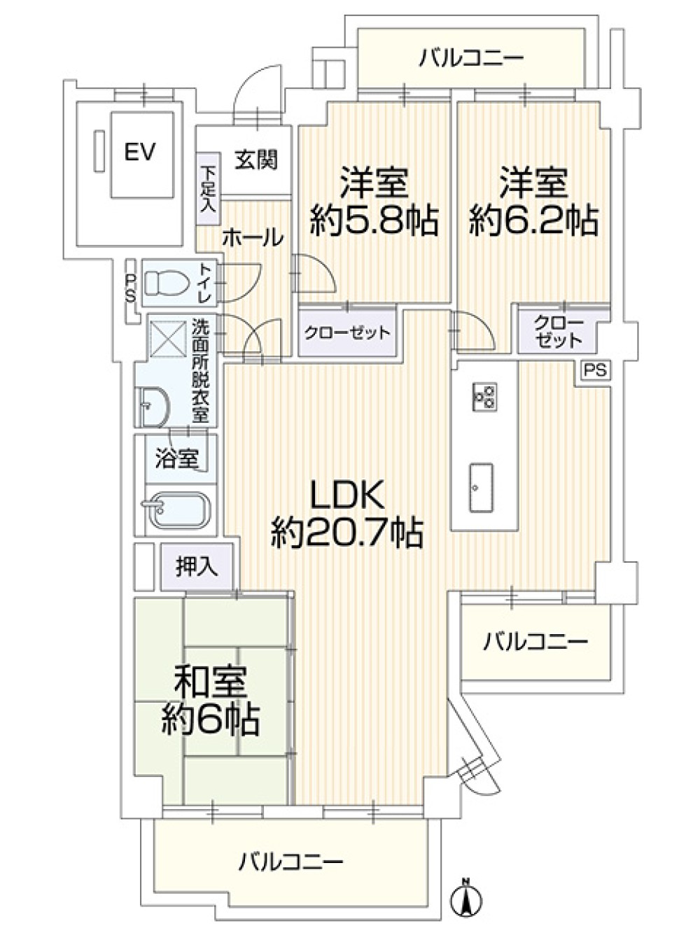 三旺マンション藤森 画像10