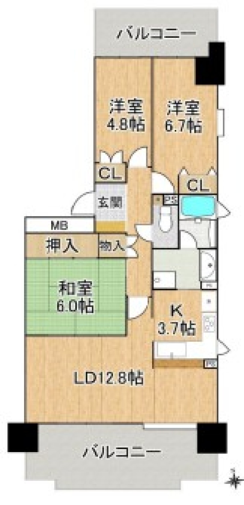 野村三好ケ丘ヒルズ六番館 画像1