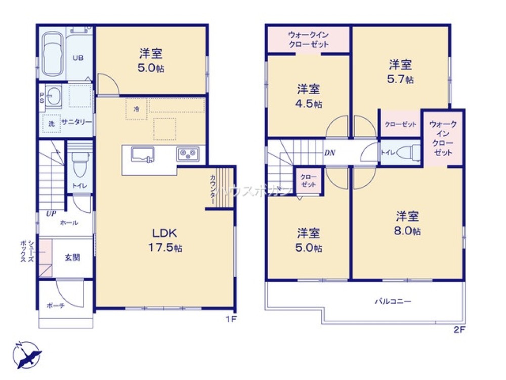 名古屋市緑区鳴丘二丁目　1期　全1棟　1号棟 画像2