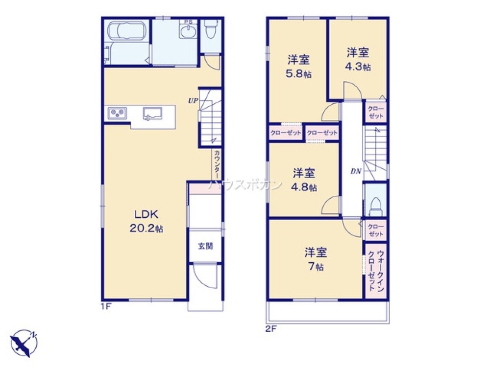 名古屋市中村区宿跡町　全2棟　1号棟 画像5