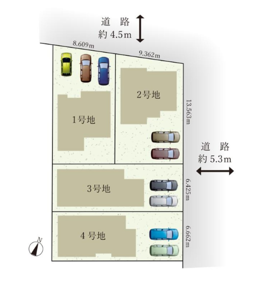 一宮市大和町妙興寺1期　全4区画　1号地 画像1