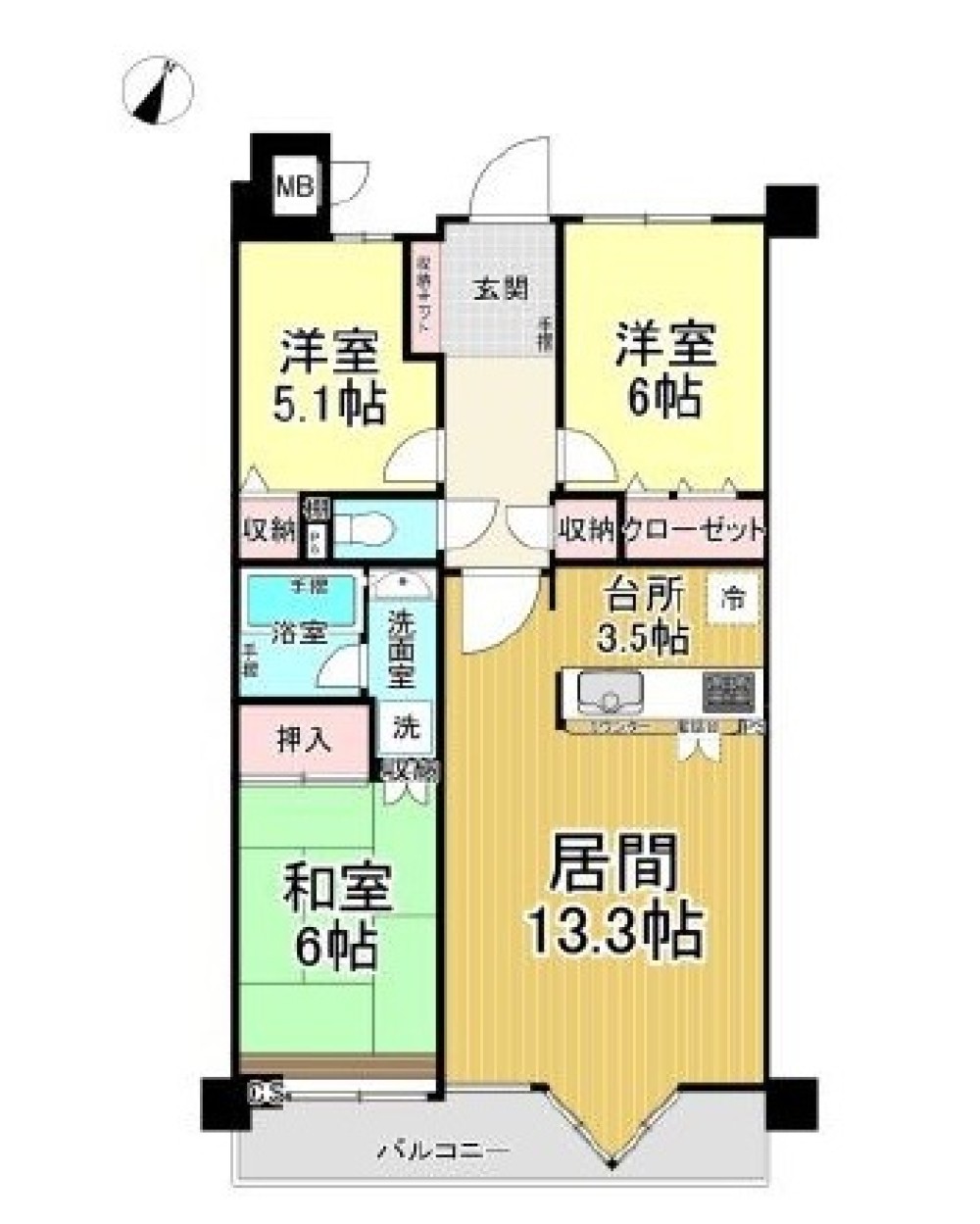 サンハウス大府駅 画像1