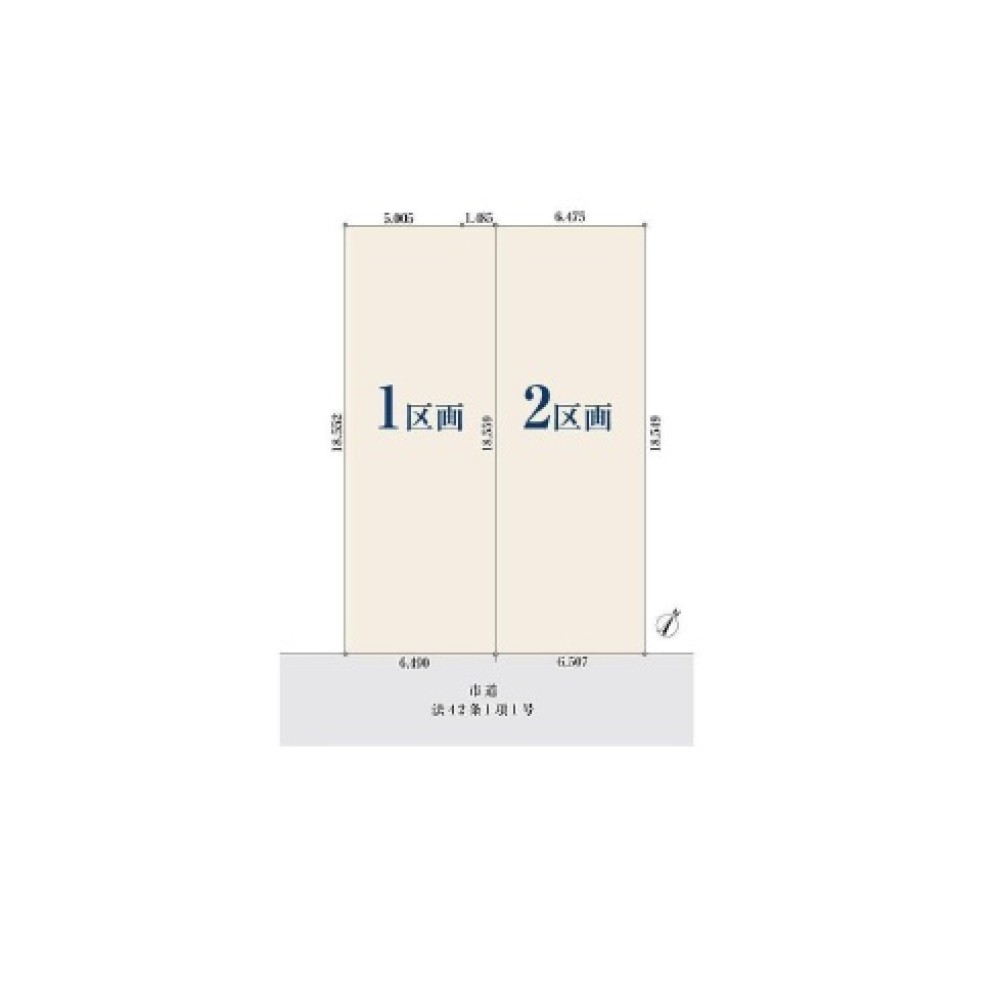 名古屋市緑区兵庫　11524②　全2区画　1区画 画像1