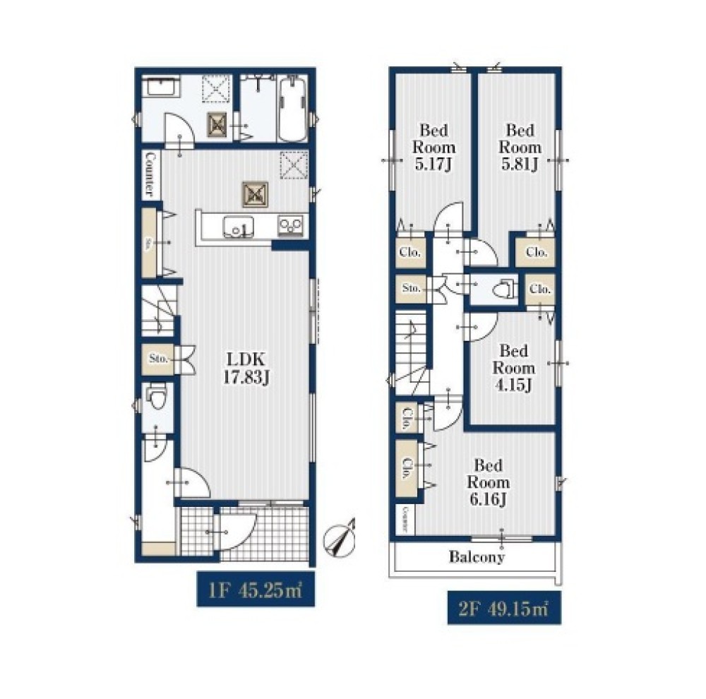 名古屋市緑区兵庫一丁目　全2棟　1号棟 画像2