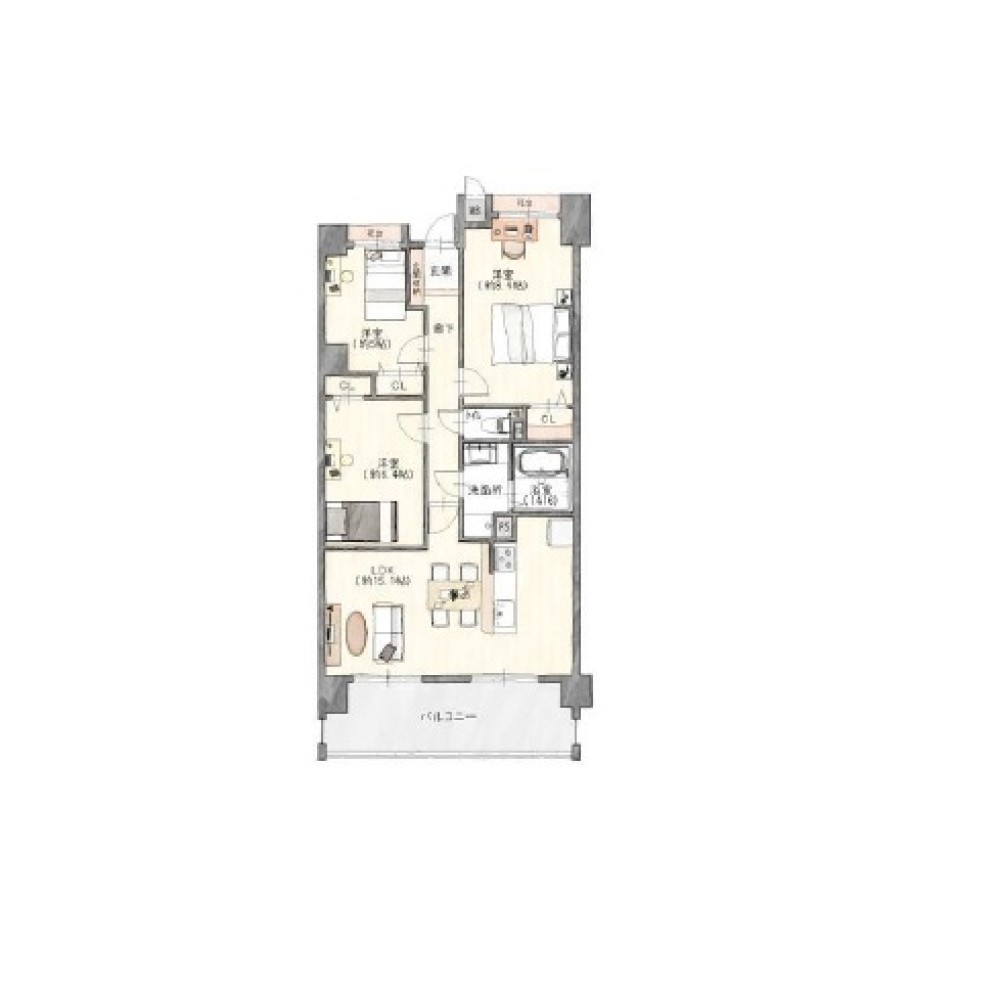 レインボー新富町 画像1