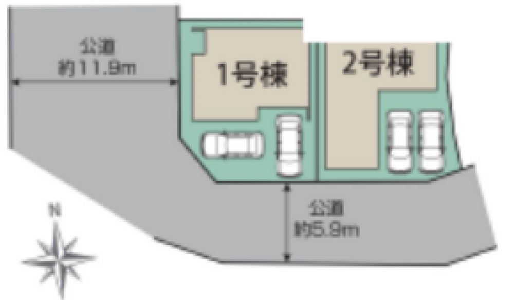 岡崎市若松町　全2棟　2号棟 画像2