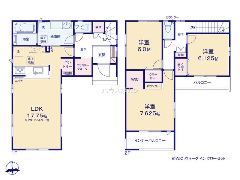 岡崎市若松町　全2棟　2号棟 画像9
