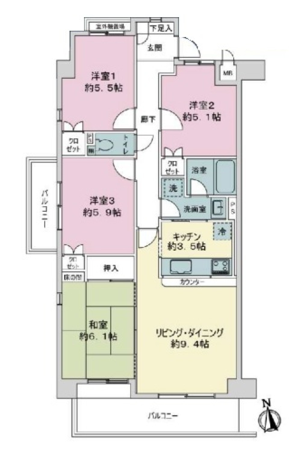 藤和シティコープ神山 画像1