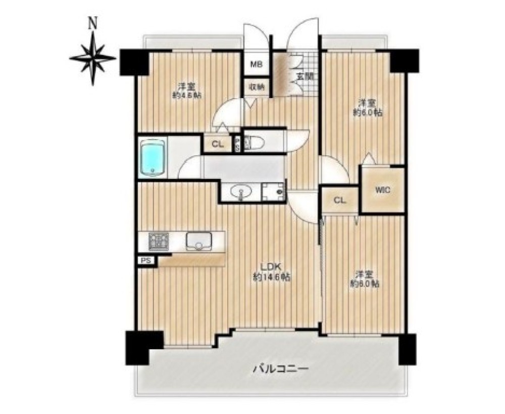 シャトー中村公園 画像1