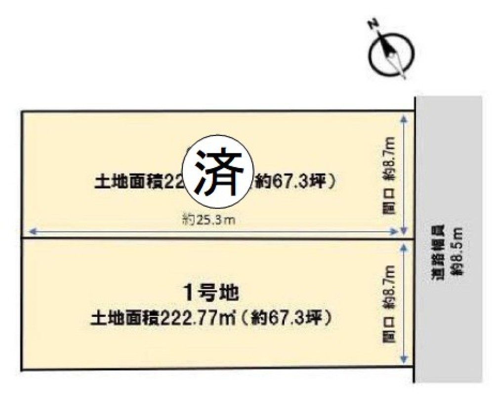 豊川市西豊町三丁目　全2区画　1号地 画像6