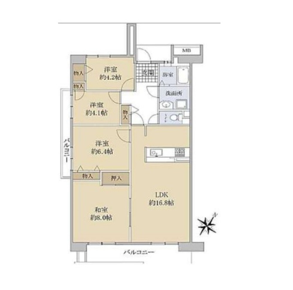 日進香久山杜の街102号棟 画像1