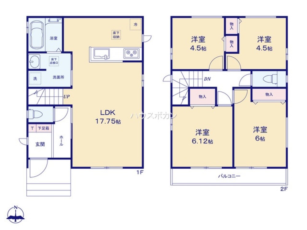小牧市岩崎5期　全1棟　A号棟 画像4