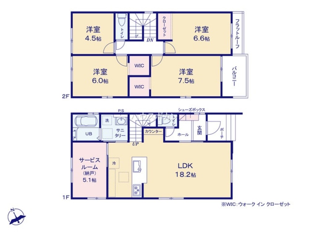 小牧市新町2期　全1棟　1号棟 画像4