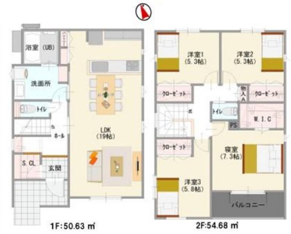 小牧市中央第3　全1棟 画像2