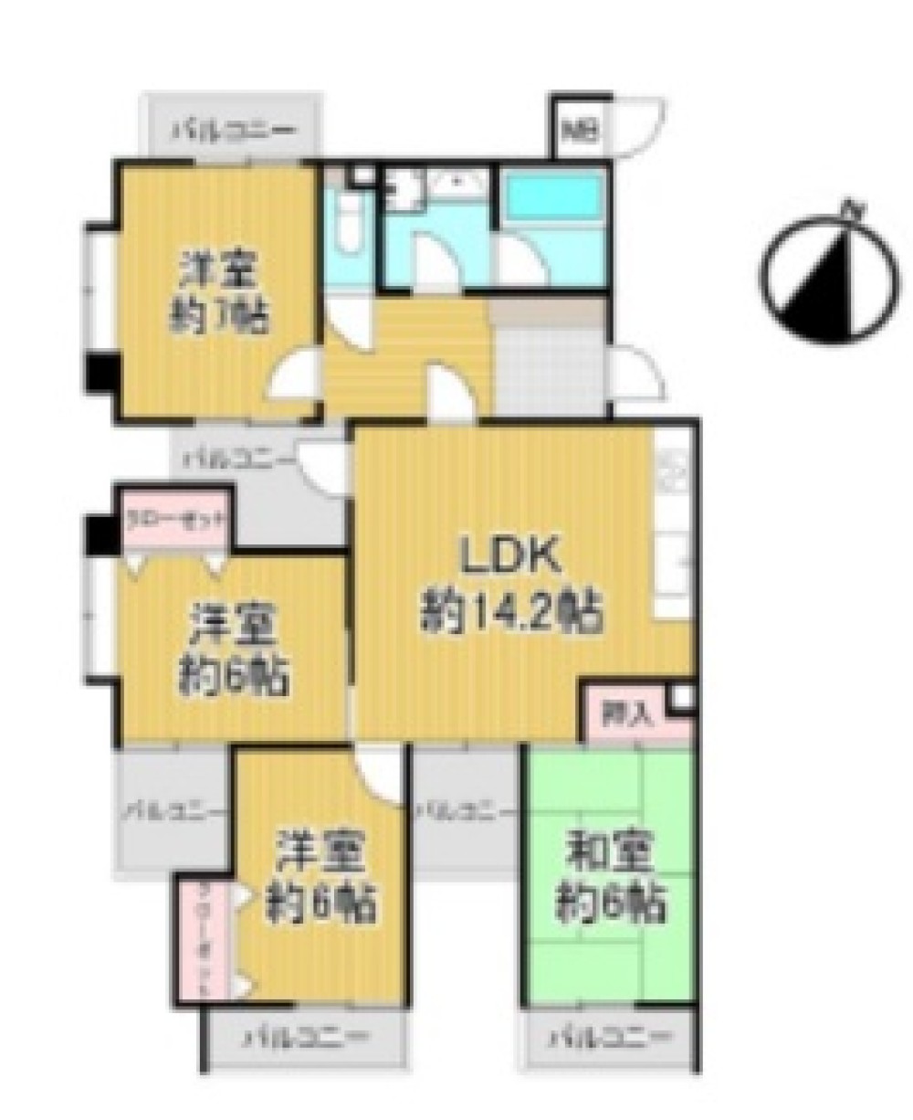 三旺マンション香流 画像1