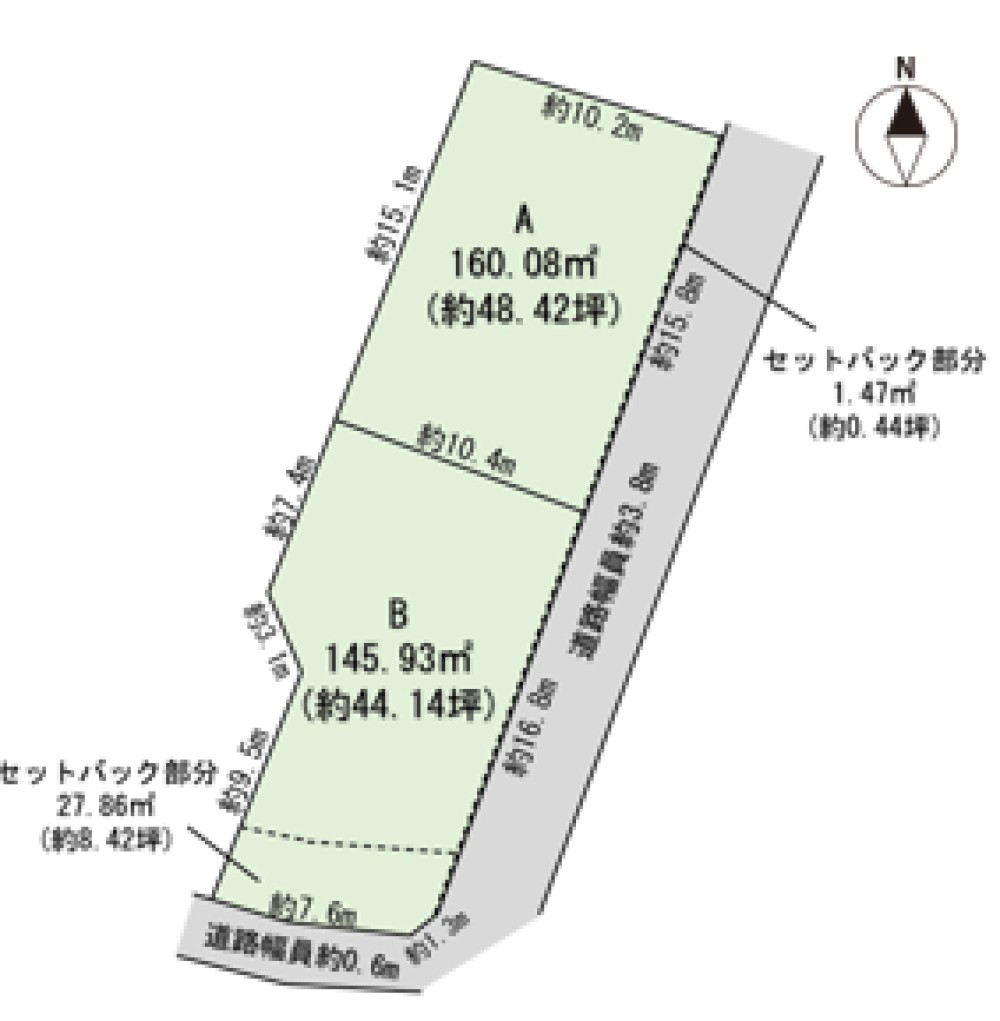 豊田市鴛鴨町　全2区画　B区画 画像1