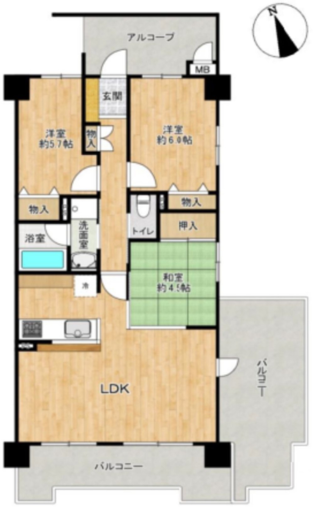 ダイアパレス知立Ⅱ 画像1