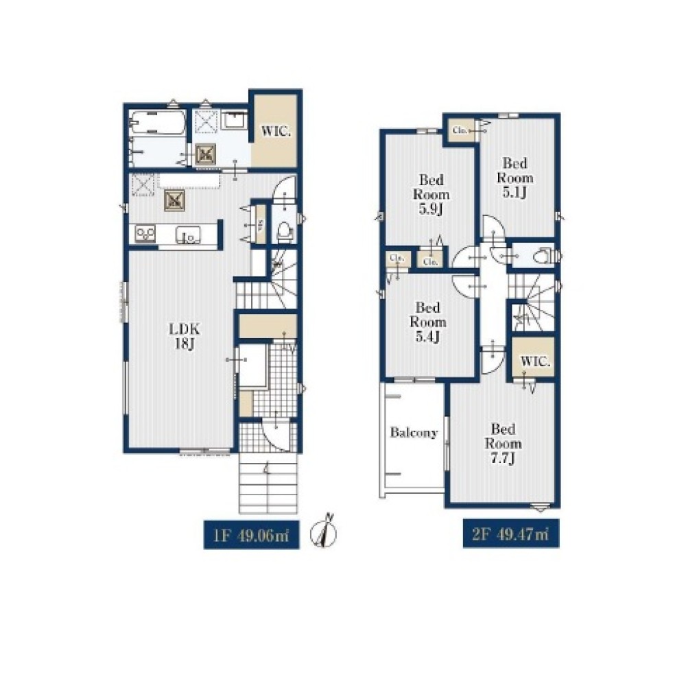 全居室収納豊富