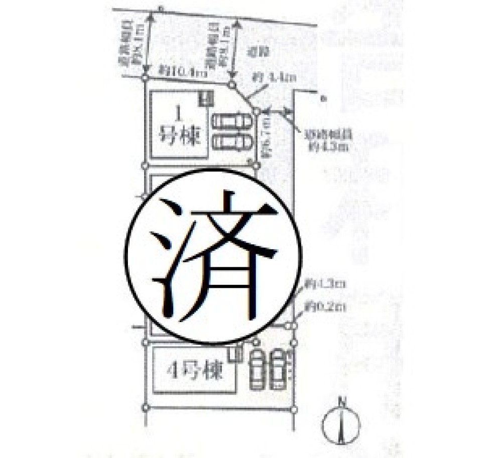 豊川市大崎町第7　全4棟　1号棟 画像1